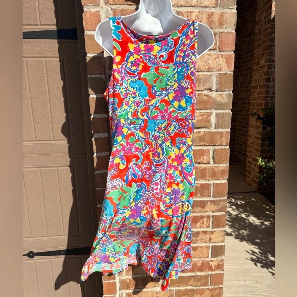 Ralph Lauren Multicolor Floral Paisley V‑Neck Sundress